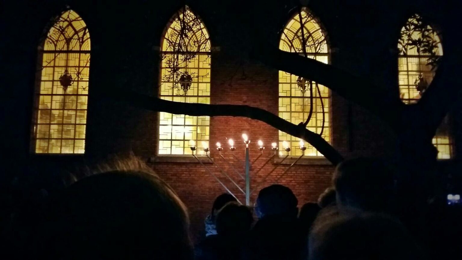 Chanoeka 2023 bij de synagoge van Amersfoort – Stichting Vrienden van